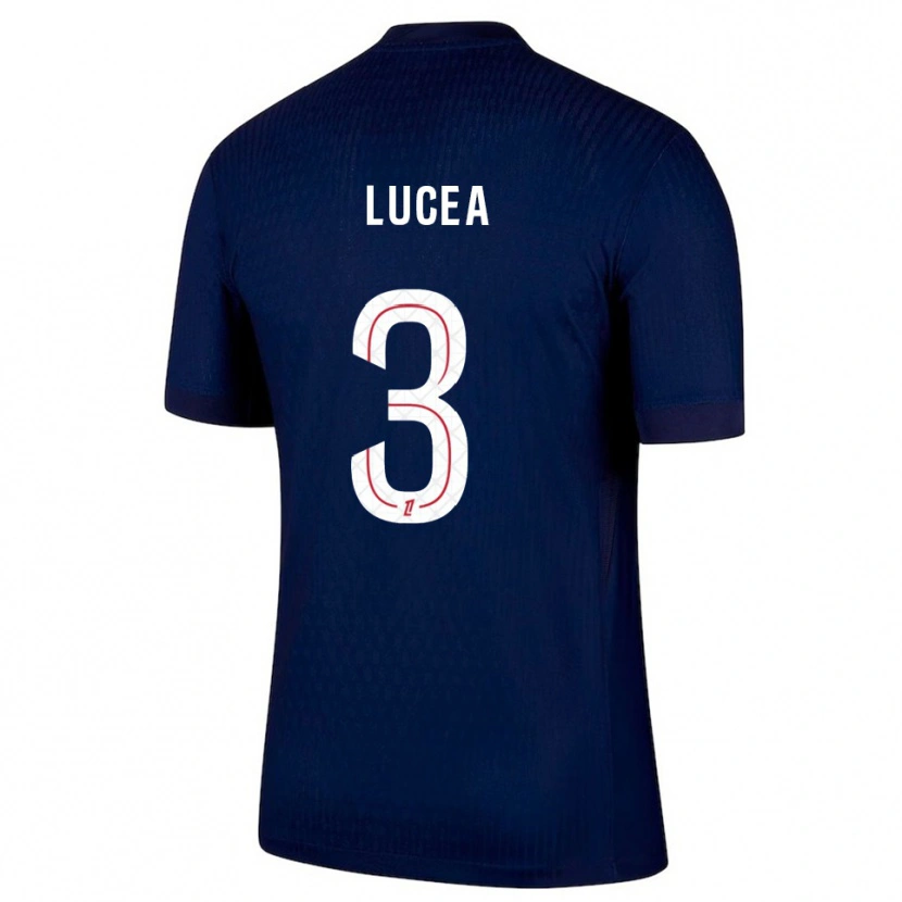 Danxen Hombre Camiseta Dimitri Lucea #3 Azul Marino Rojo 1ª Equipación 2025/26 La Camisa