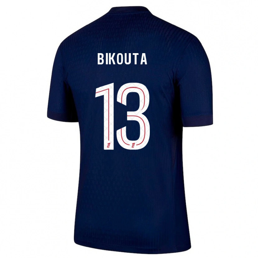 Danxen Hombre Camiseta Dan-Patrice Bikouta #13 Azul Marino Rojo 1ª Equipación 2025/26 La Camisa