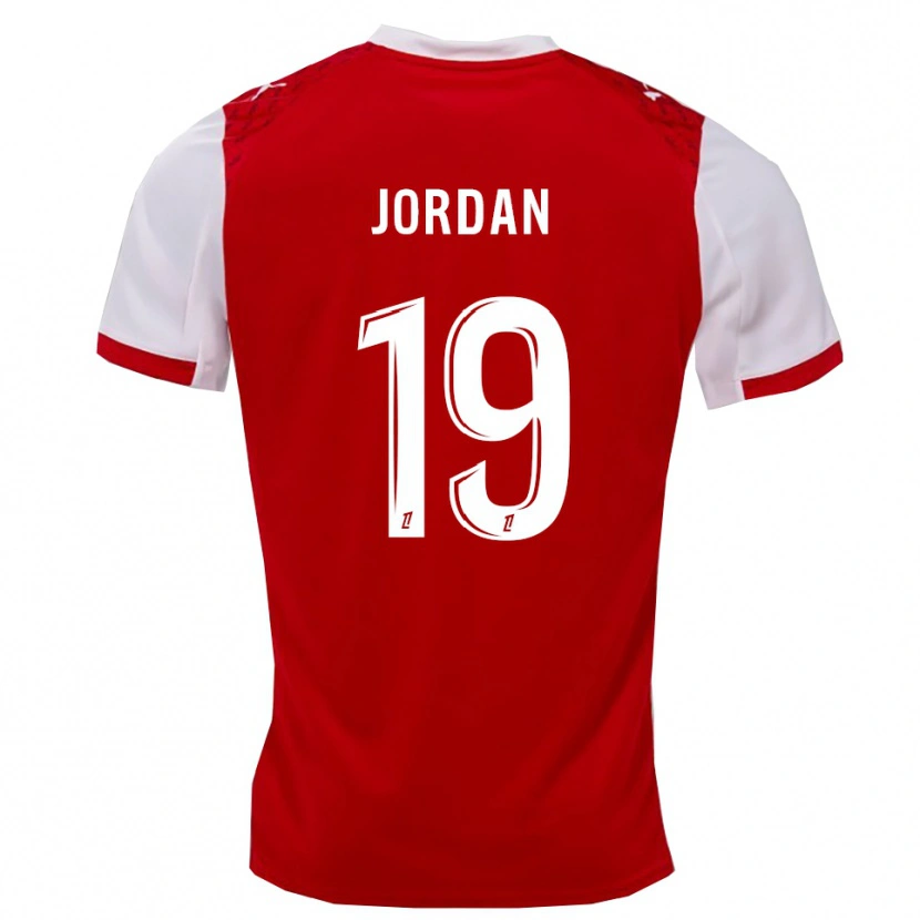 Danxen Hombre Camiseta Jordan #19 Rojo Blanco 1ª Equipación 2025/26 La Camisa