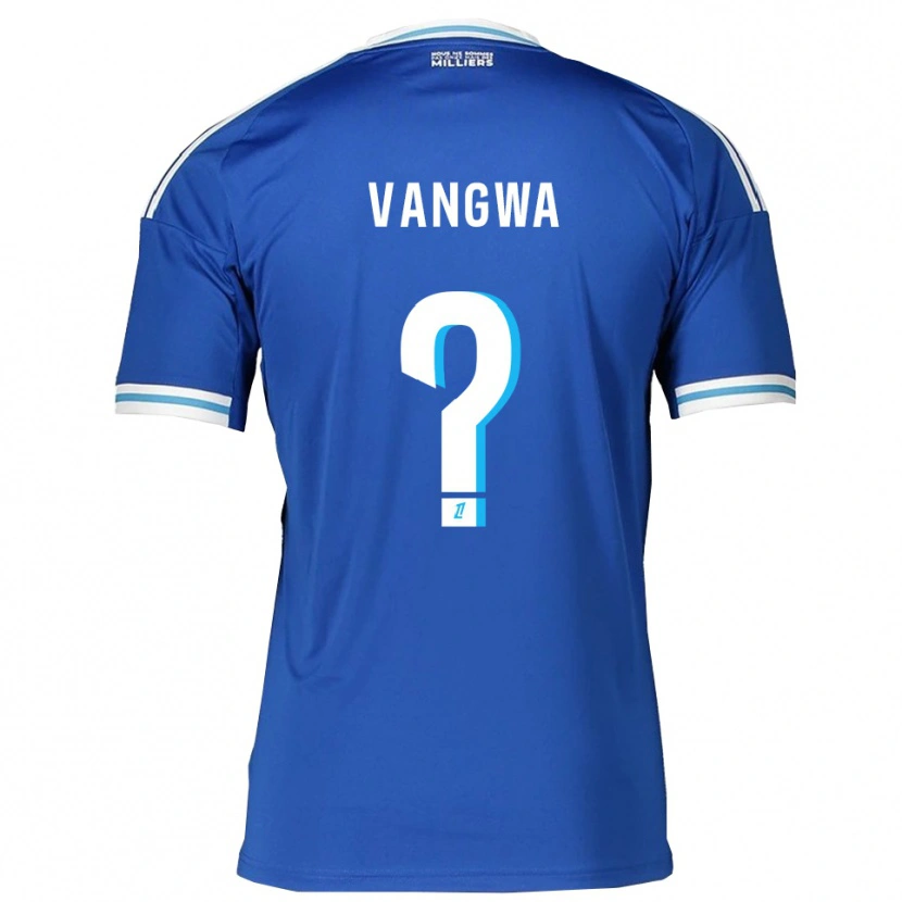 Danxen Hombre Camiseta Jilva Vangwa #0 Azul Blanco 1ª Equipación 2025/26 La Camisa
