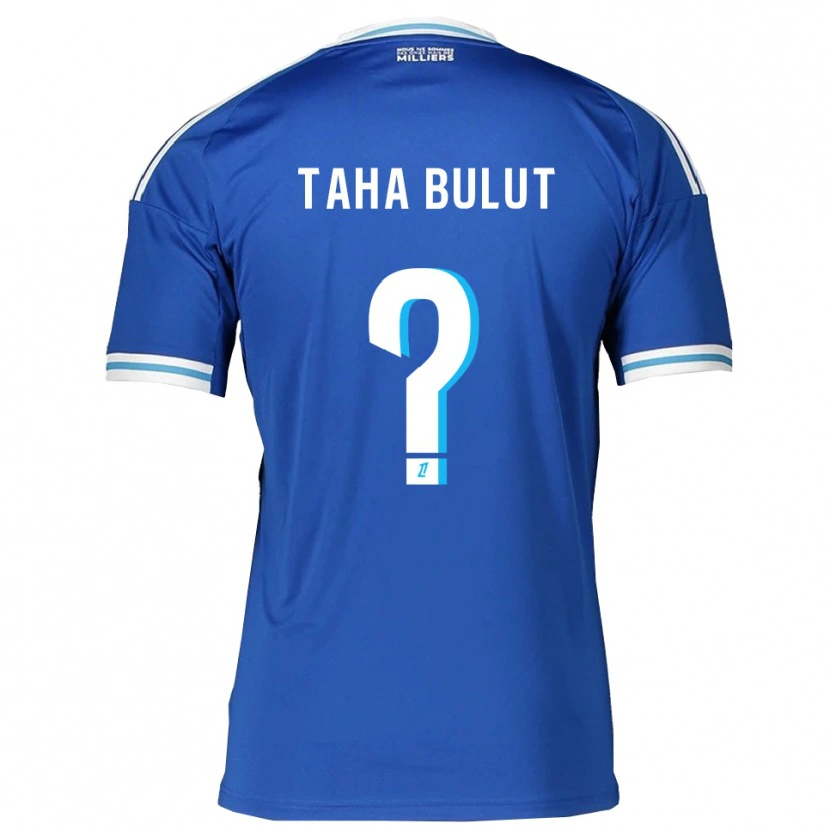 Danxen Hombre Camiseta Yunus Taha Bulut #0 Azul Blanco 1ª Equipación 2025/26 La Camisa