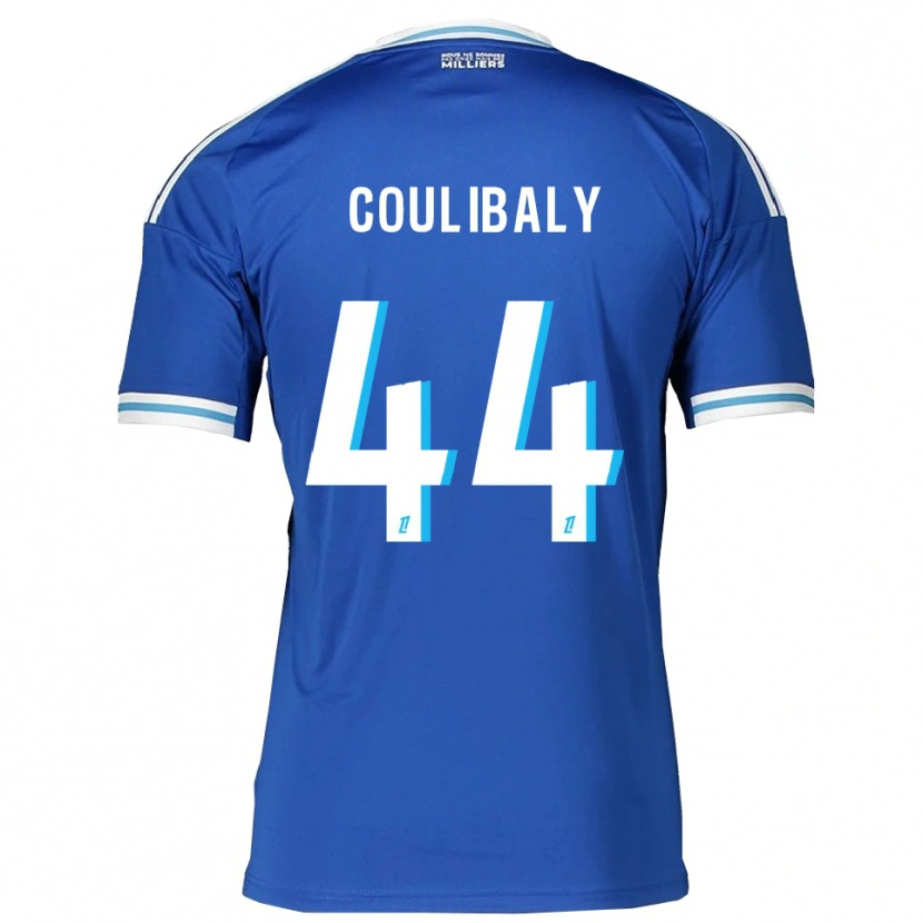 Danxen Hombre Camiseta Soumaïla Coulibaly #44 Azul Blanco 1ª Equipación 2025/26 La Camisa