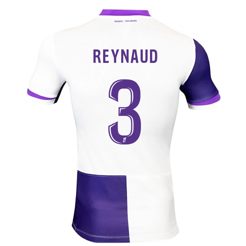 Danxen Hombre Camiseta Louis Reynaud #3 Morado Blanco 1ª Equipación 2025/26 La Camisa
