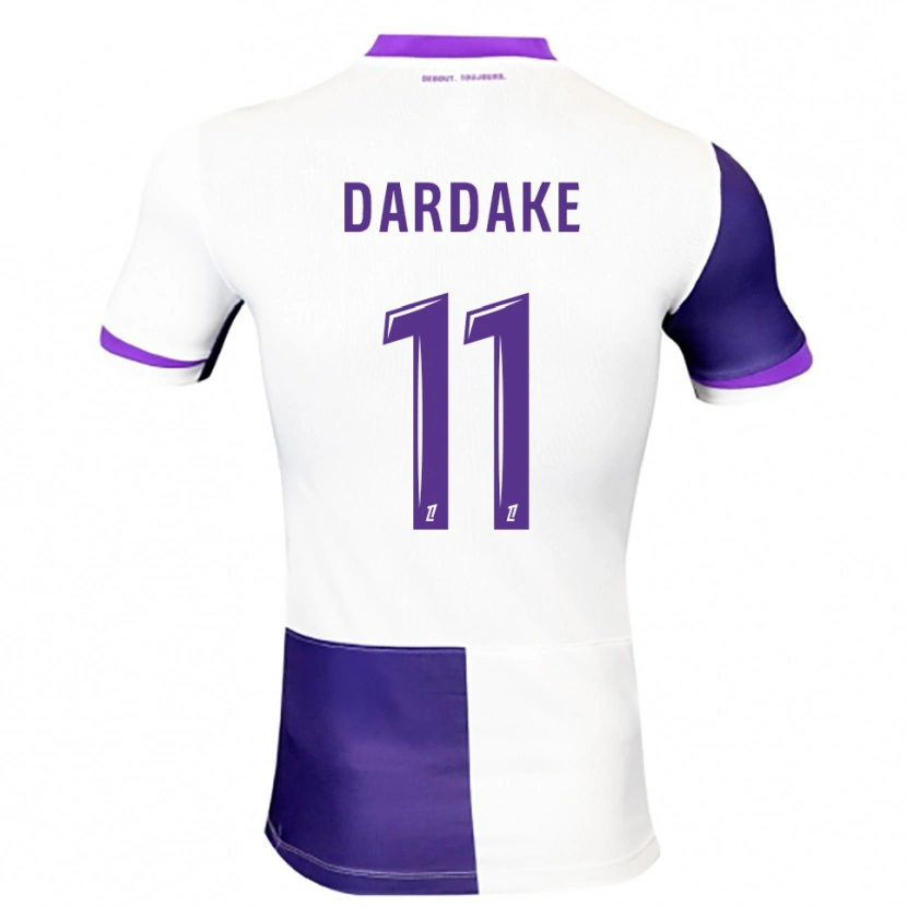 Danxen Hombre Camiseta Wassim Dardake #11 Morado Blanco 1ª Equipación 2025/26 La Camisa