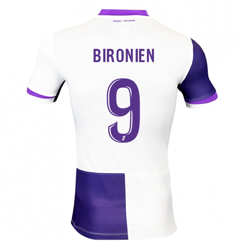 Danxen Hombre Camiseta Mymithye Bironien #9 Morado Blanco 1ª Equipación 2025/26 La Camisa