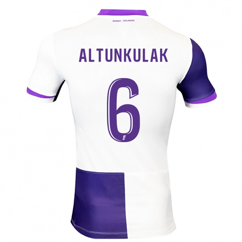 Danxen Hombre Camiseta Selen Altunkulak #6 Morado Blanco 1ª Equipación 2025/26 La Camisa