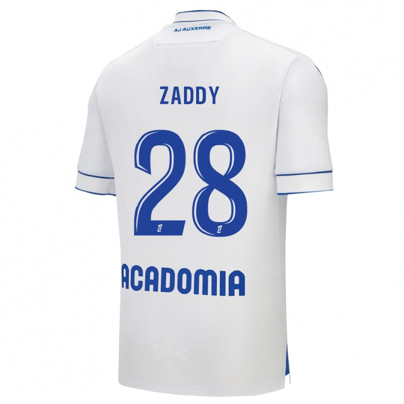 Danxen Hombre Camiseta Yvan Zaddy #28 Blanco Azul 1ª Equipación 2025/26 La Camisa