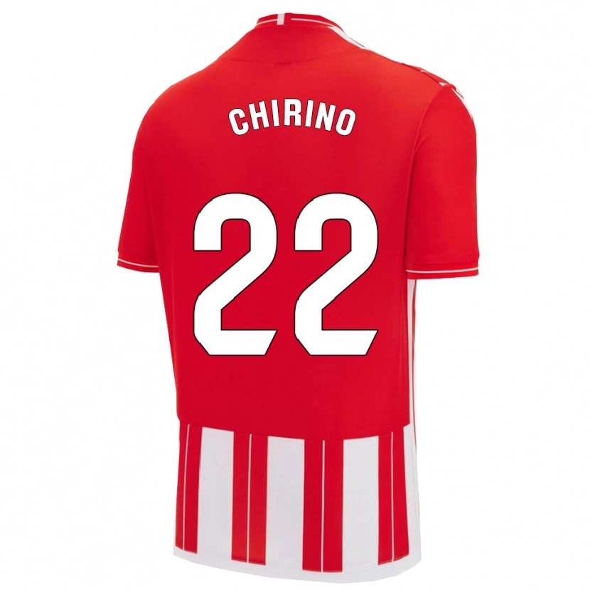 Danxen Hombre Camiseta Daijiro Chirino #22 Rojo Blanco 1ª Equipación 2025/26 La Camisa