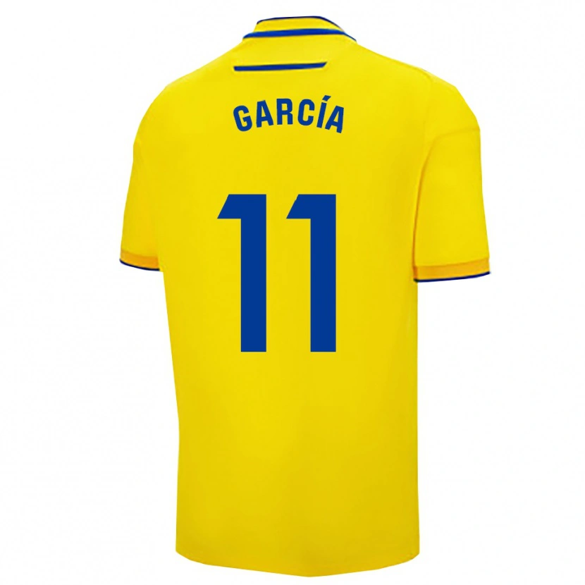 Danxen Hombre Camiseta Fran García #11 Amarillo Marino 1ª Equipación 2025/26 La Camisa