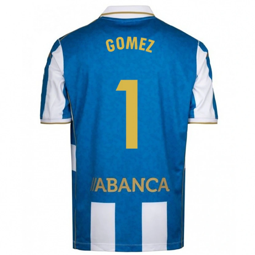Danxen Hombre Camiseta Yohana Gómez #1 Blanco Azul 1ª Equipación 2025/26 La Camisa