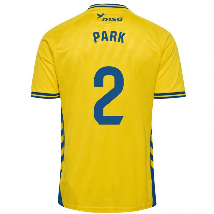 Danxen Hombre Camiseta Marvin Park #2 Amarillo Azul 1ª Equipación 2025/26 La Camisa