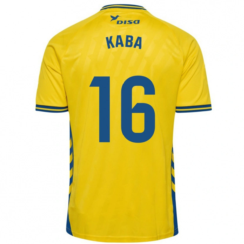 Danxen Hombre Camiseta Sory Kaba #16 Amarillo Azul 1ª Equipación 2025/26 La Camisa