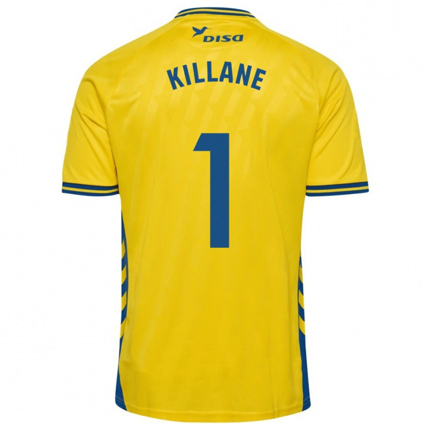 Danxen Hombre Camiseta Álvaro Killane #1 Amarillo Azul 1ª Equipación 2025/26 La Camisa