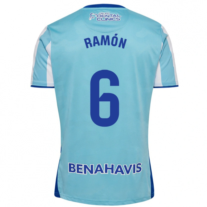 Danxen Hombre Camiseta Ramón Enríquez #6 Celeste Blanco 1ª Equipación 2025/26 La Camisa