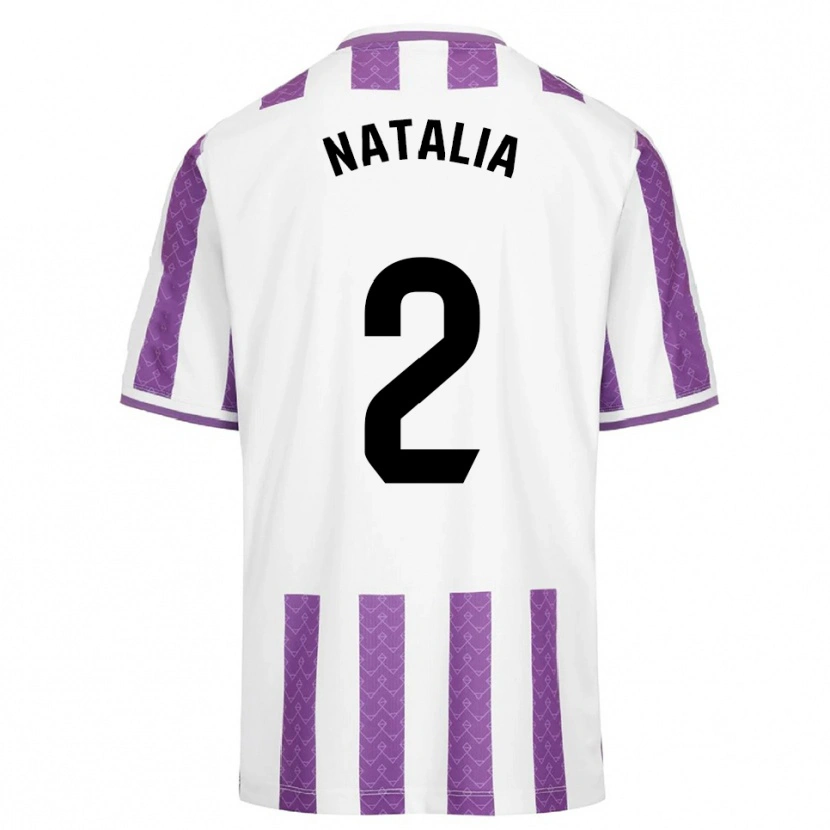 Danxen Hombre Camiseta Natalia Delgado Calle #2 Morado Blanco 1ª Equipación 2025/26 La Camisa