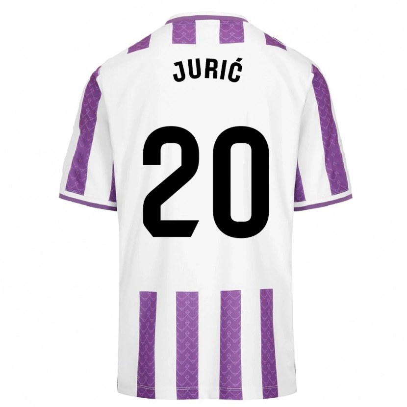 Danxen Hombre Camiseta Stanko Juric #20 Morado Blanco 1ª Equipación 2025/26 La Camisa