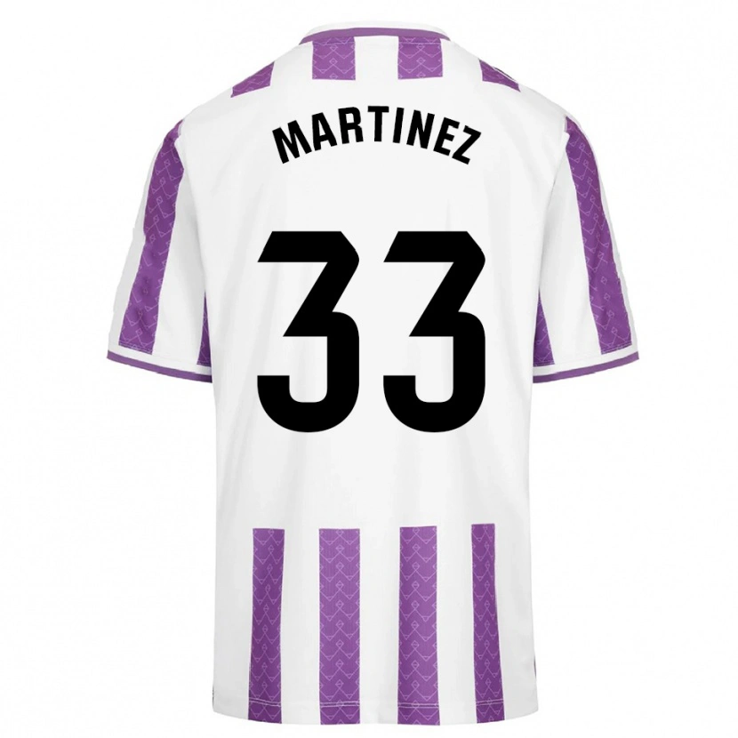 Danxen Hombre Camiseta Jesús Martínez #33 Morado Blanco 1ª Equipación 2025/26 La Camisa