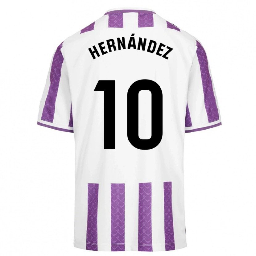 Danxen Hombre Camiseta Celia Hernández Cordero #10 Morado Blanco 1ª Equipación 2025/26 La Camisa
