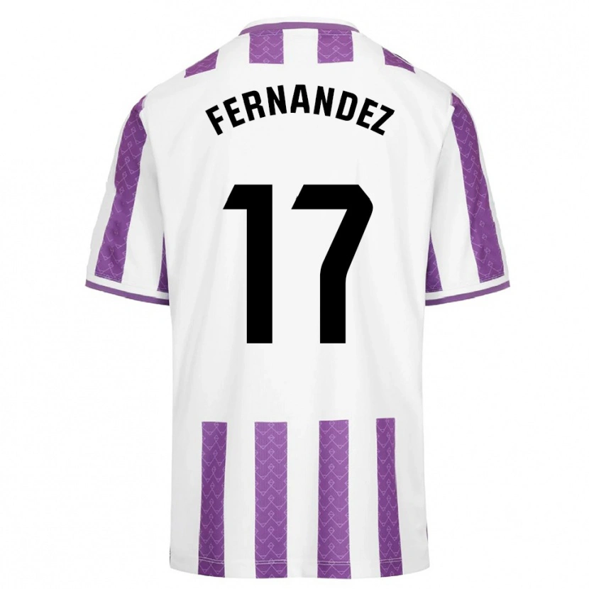Danxen Hombre Camiseta Dani Fernández #17 Morado Blanco 1ª Equipación 2025/26 La Camisa