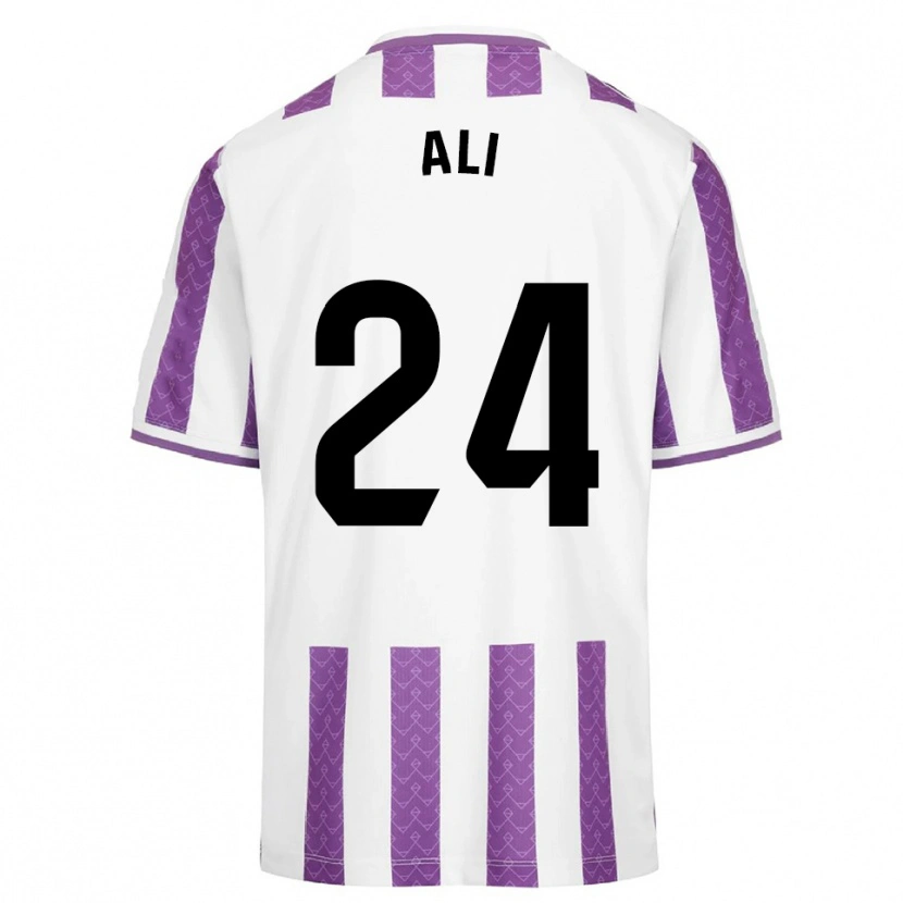 Danxen Hombre Camiseta Alicia Zamora Suescun #24 Morado Blanco 1ª Equipación 2025/26 La Camisa