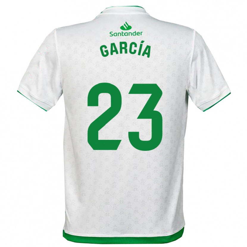 Danxen Hombre Camiseta Mario García #23 Verde Blanco 1ª Equipación 2025/26 La Camisa