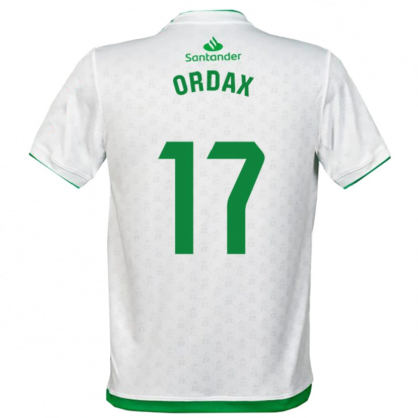 Danxen Hombre Camiseta Naiara Ordax Ibáñez #17 Verde Blanco 1ª Equipación 2025/26 La Camisa