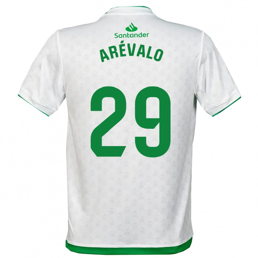 Danxen Hombre Camiseta Jeremy Arévalo #29 Verde Blanco 1ª Equipación 2025/26 La Camisa