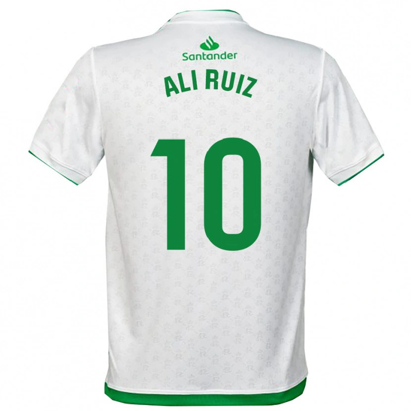 Danxen Hombre Camiseta Alicia Ruiz Pascua #10 Verde Blanco 1ª Equipación 2025/26 La Camisa