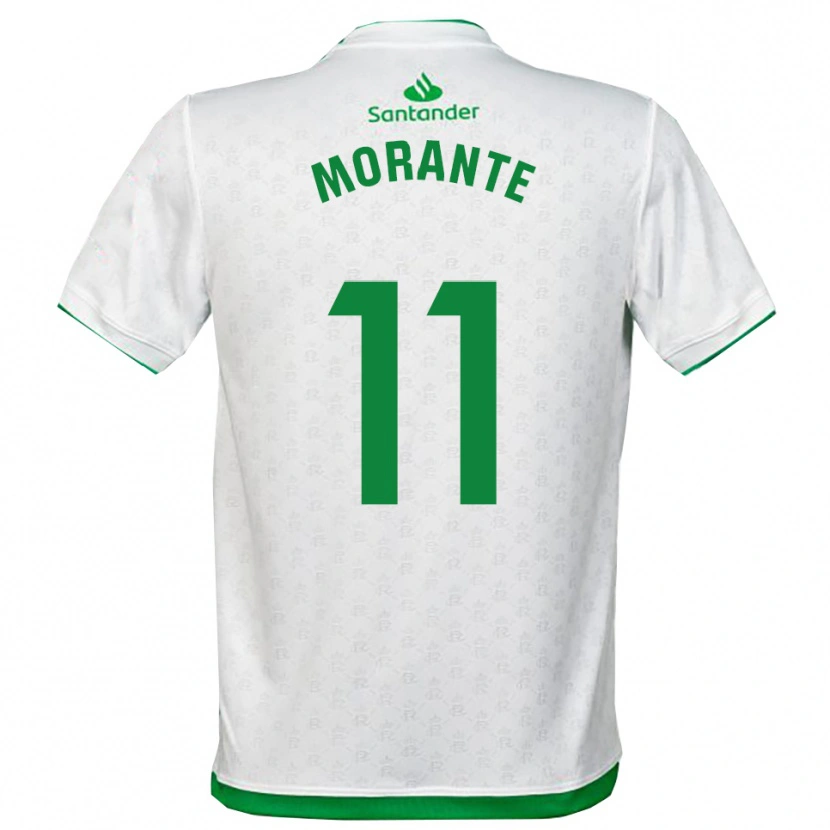 Danxen Hombre Camiseta Alejandro Morante #11 Verde Blanco 1ª Equipación 2025/26 La Camisa