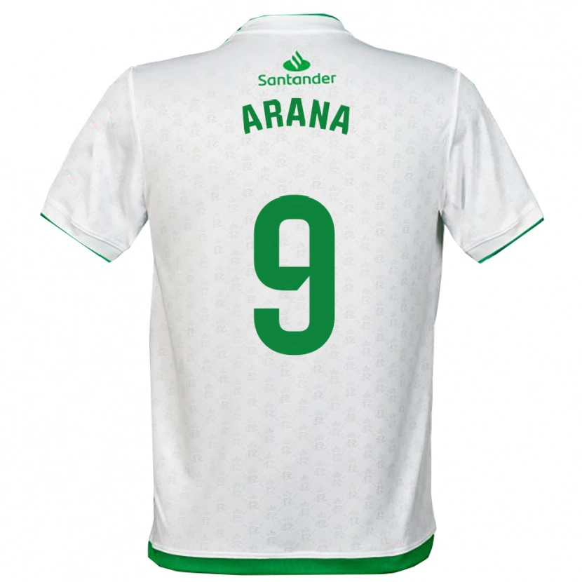 Danxen Hombre Camiseta Juan Carlos Arana #9 Verde Blanco 1ª Equipación 2025/26 La Camisa