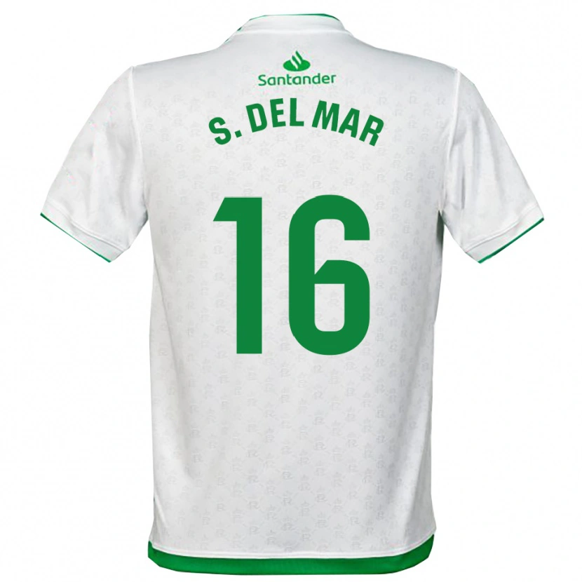 Danxen Hombre Camiseta Sonia Del Mar Perlaza Urquijo #16 Verde Blanco 1ª Equipación 2025/26 La Camisa