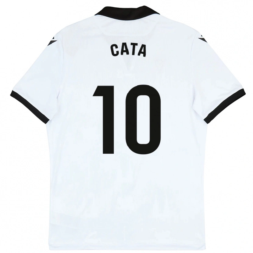 Danxen Hombre Camiseta Catalina Roselló #10 Blanco Negro 1ª Equipación 2025/26 La Camisa