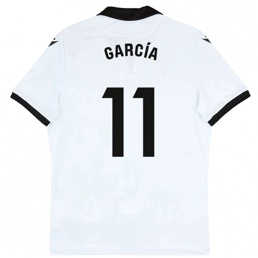 Danxen Hombre Camiseta Fermín García #11 Blanco Negro 1ª Equipación 2025/26 La Camisa