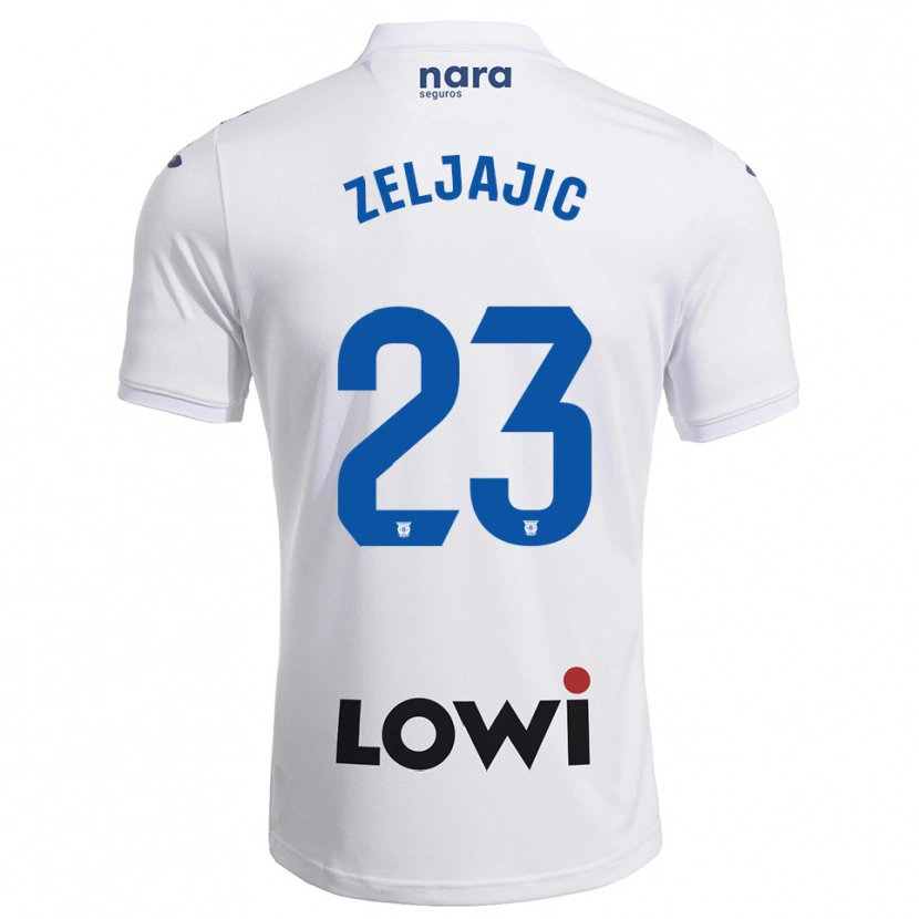 Danxen Hombre Camiseta Stanislav Zeljajic #23 Blanco Marino 1ª Equipación 2025/26 La Camisa