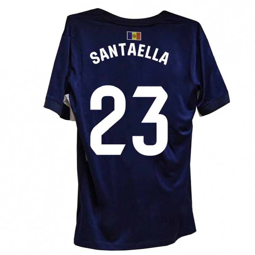 Danxen Hombre Camiseta Yedid Santaella #23 Azul Marino Blanco 1ª Equipación 2025/26 La Camisa