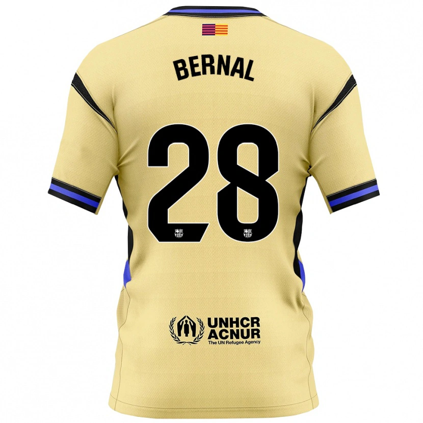 Danxen Hombre Camiseta Marc Bernal #28 Amarillo Negro 2ª Equipación 2025/26 La Camisa