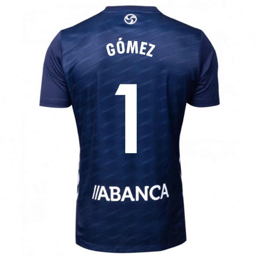 Danxen Hombre Camiseta Nuria Gómez #1 Azul Marino Blanco 2ª Equipación 2025/26 La Camisa