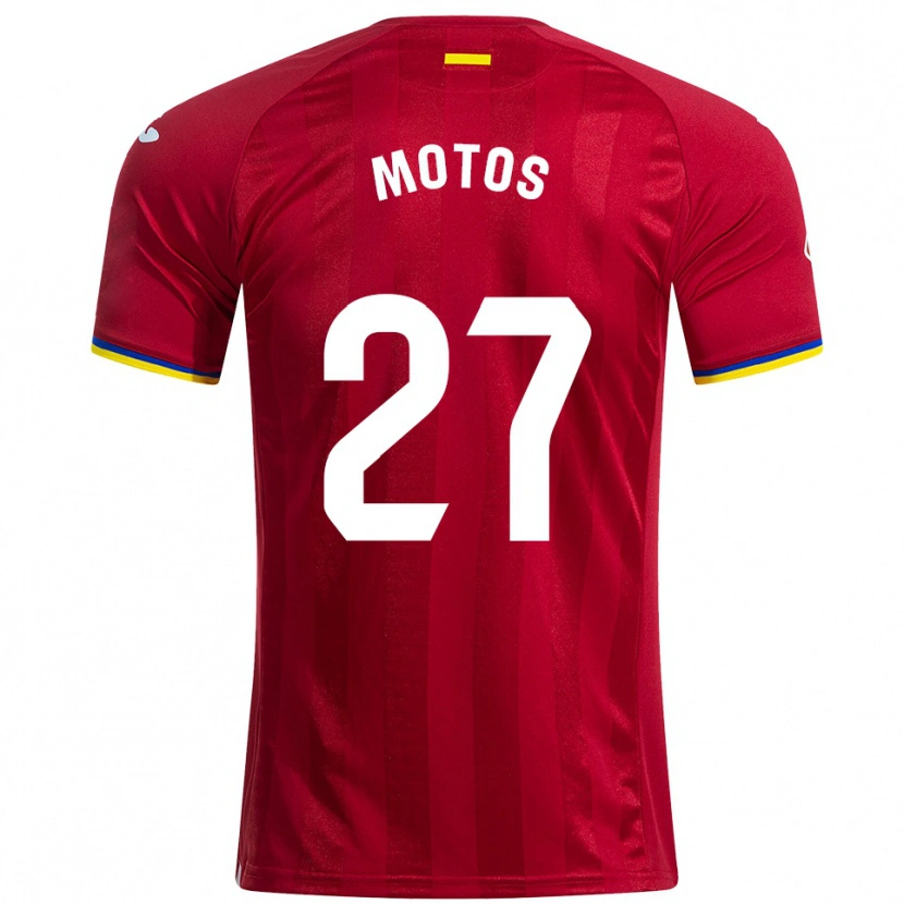 Danxen Hombre Camiseta Israel Motos #27 Rojo Amarillo Azul 2ª Equipación 2025/26 La Camisa