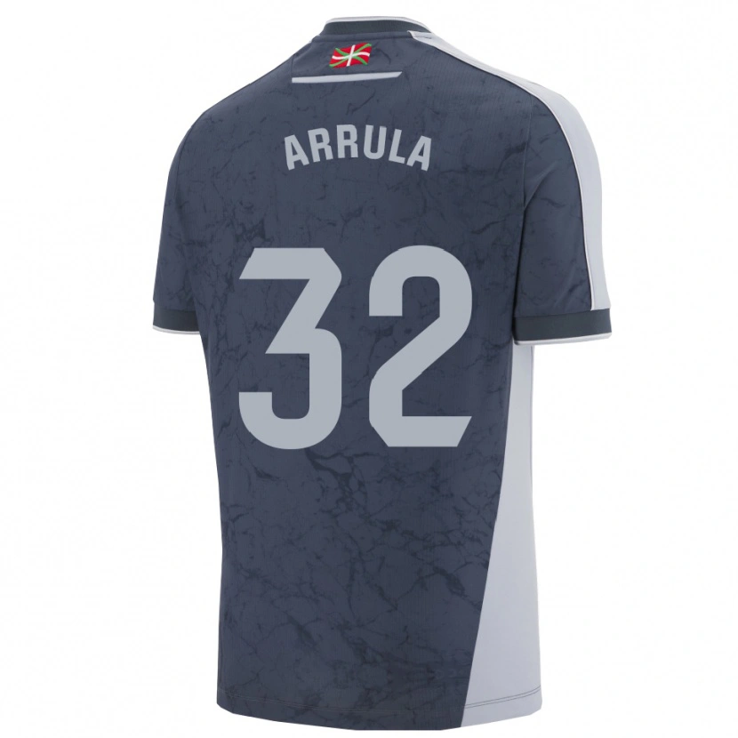 Danxen Hombre Camiseta Julia Arrula #32 Azul Oscuro Blanco 2ª Equipación 2025/26 La Camisa