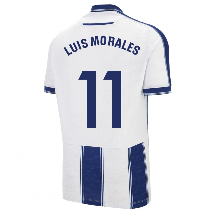 Danxen Hombre Camiseta José Luis Morales #11 Azul Marino Blanco 2ª Equipación 2025/26 La Camisa