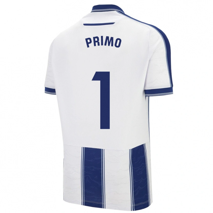 Danxen Hombre Camiseta Álex Primo #1 Azul Marino Blanco 2ª Equipación 2025/26 La Camisa