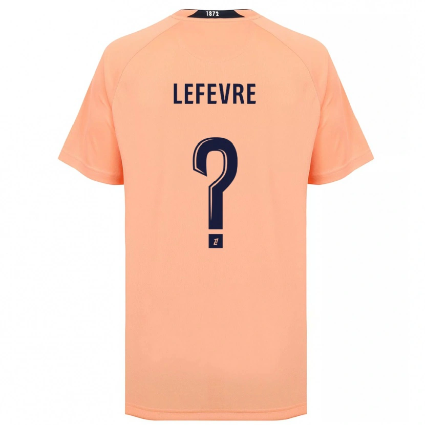Danxen Hombre Camiseta Emmy Lefevre #0 Naranja Azul Marino 2ª Equipación 2025/26 La Camisa