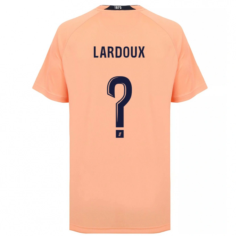 Danxen Hombre Camiseta Raphaël Lardoux #0 Naranja Azul Marino 2ª Equipación 2025/26 La Camisa