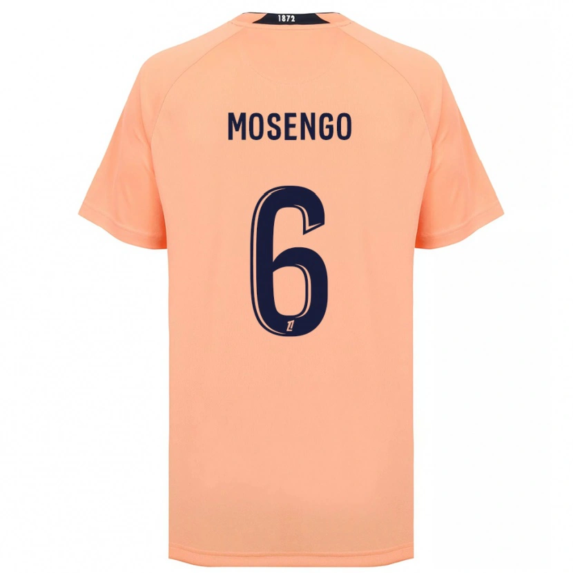 Danxen Hombre Camiseta Daren Mosengo #6 Naranja Azul Marino 2ª Equipación 2025/26 La Camisa