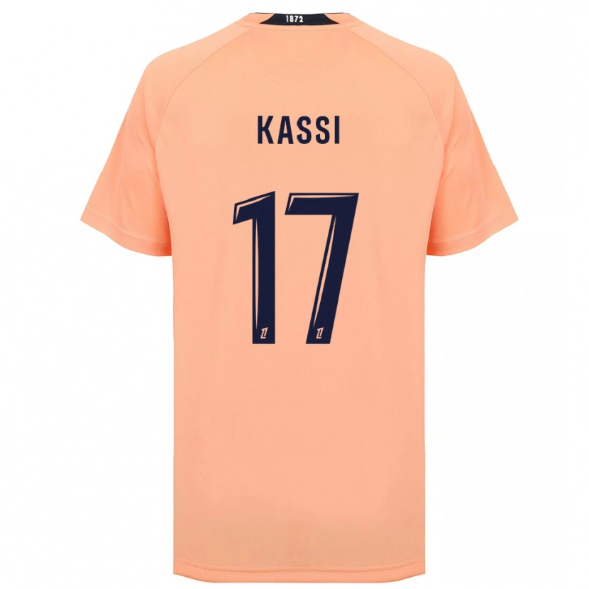 Danxen Hombre Camiseta Sarah Kassi #17 Naranja Azul Marino 2ª Equipación 2025/26 La Camisa