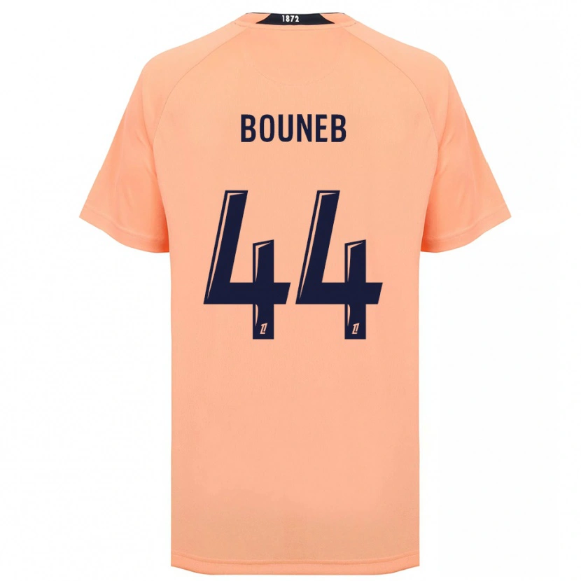 Danxen Hombre Camiseta Ismaïl Bouneb #44 Naranja Azul Marino 2ª Equipación 2025/26 La Camisa