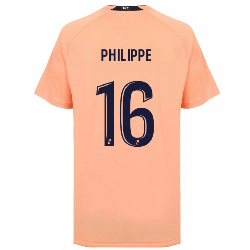 Danxen Hombre Camiseta Laëtitia Philippe #16 Naranja Azul Marino 2ª Equipación 2025/26 La Camisa