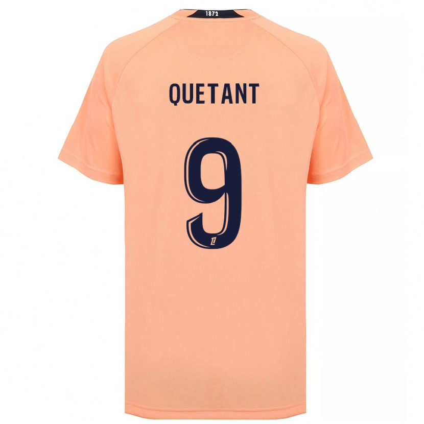 Danxen Hombre Camiseta Kenny Quetant #9 Naranja Azul Marino 2ª Equipación 2025/26 La Camisa
