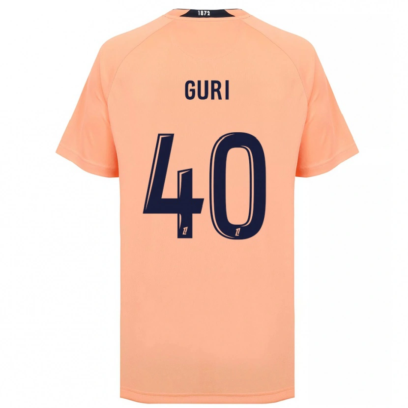 Danxen Hombre Camiseta Gabriel Guri #40 Naranja Azul Marino 2ª Equipación 2025/26 La Camisa