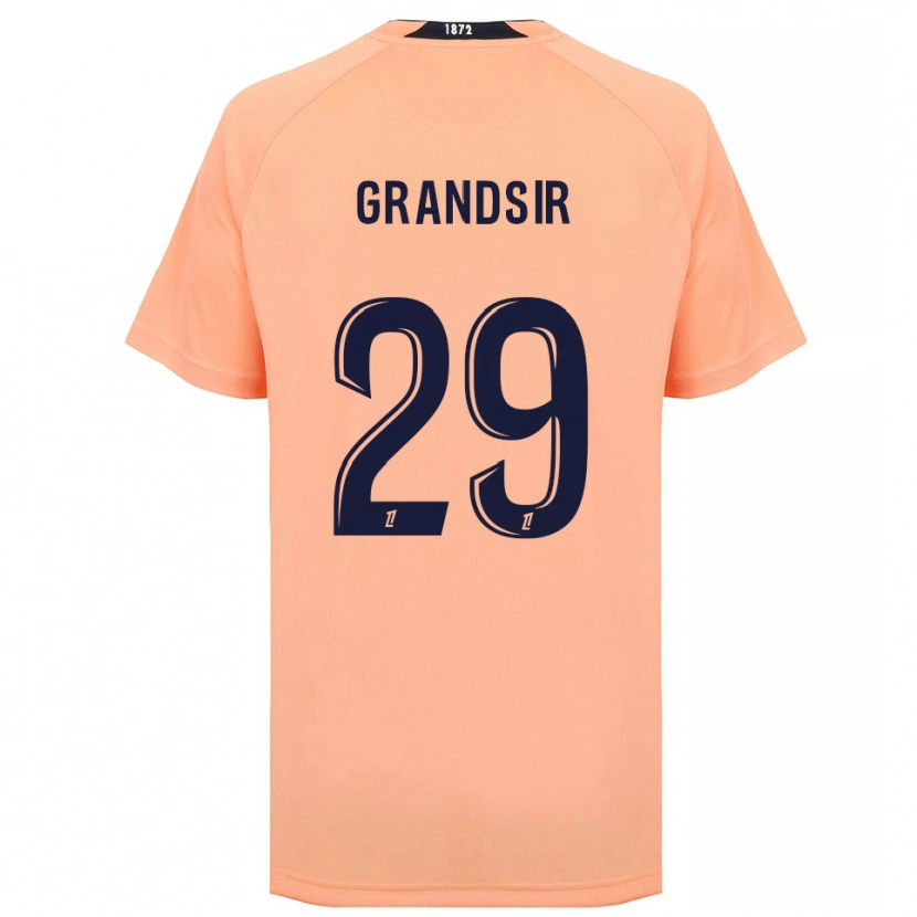 Danxen Hombre Camiseta Samuel Grandsir #29 Naranja Azul Marino 2ª Equipación 2025/26 La Camisa